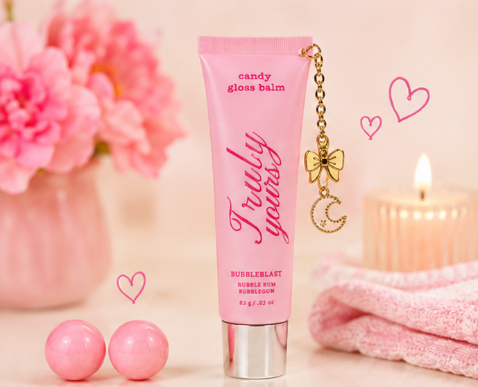 Truly Yours BUBBLEGUM BLAST Candy Gloss Lip Balm