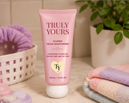 Truly Yours kids facial moisturizer for dry sensitive skin